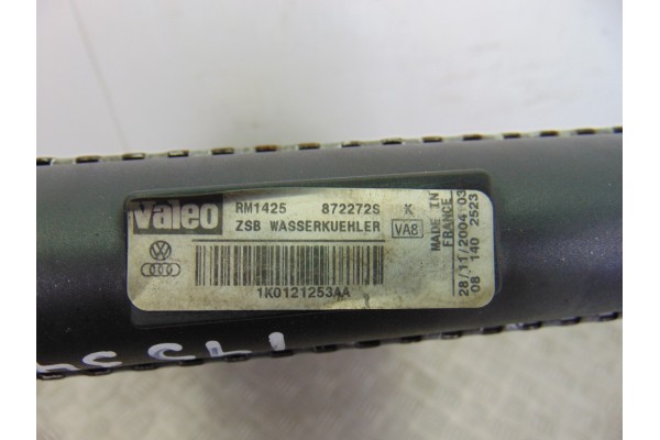 1K0121253AA RADIADOR AGUA VOLKSWAGEN GOLF V (1K1)(10.2003)