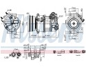 COMPRESSOR AIR CONDITIONING COMPRESSOR 891004 NISSENS