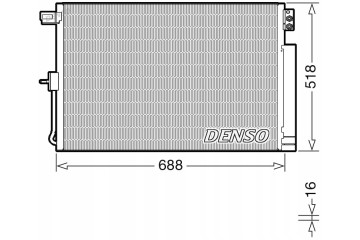 Denso DCN06019 Condenser air conditioning