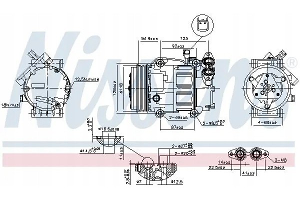 COMPRESSOR AIR CONDITIONING COMPRESSOR 89336 NISSENS Catalog number of substitutes ACAUTO AC 01VI011 ACAUTO AC 02SD01 ACAUTO AC 
