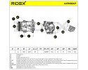 Air conditioning compressor RIDEX 447K0247 6CVC13 for OPEL Astra J Sports Tourer EAN GTIN 4059191565986