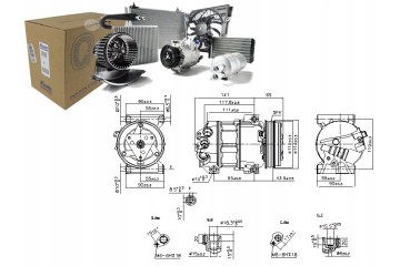 Compresor de aire acondicionado Nissens 890211