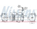 COMPRESSOR AIR CONDITIONING COMPRESSOR 89100 NISSENS Car type passenger cars