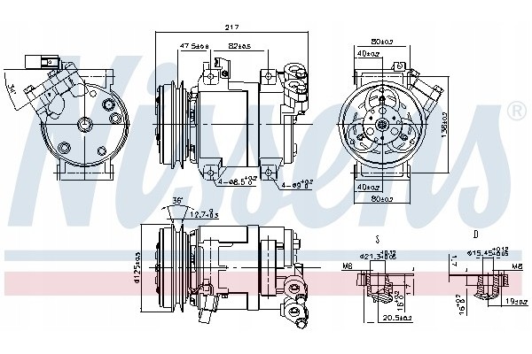 MITSUBISHI L200 05 15 AIR CONDITIONING COMPRESSOR Product weight with unit packaging 11 kg