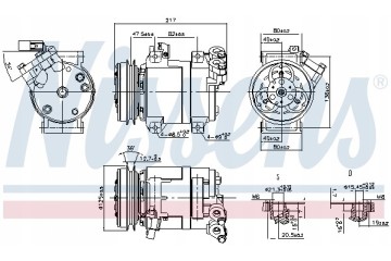 MITSUBISHI L200 05 15 AIR CONDITIONING COMPRESSOR Product weight with unit packaging 11 kg