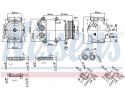 COMPRESSOR AIR CONDITIONING COMPRESSOR 890392 NISSENS Catalog number of substitutes ACAUTO AC 01VI034 ACAUTO AC 02VI03 ACAUTO AC