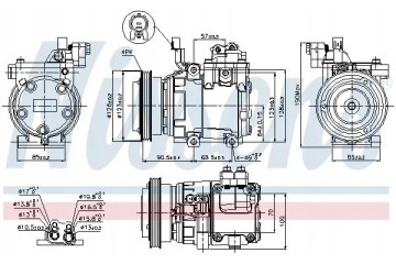 COMPRESSOR AIR CONDITIONING COMPRESSOR 89286 NISSENS Catalog number of substitutes ACAUTO AC 01DO001 ACAUTO AC 03XX01 ACAUTO AC 