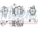COMPRESSOR AIR CONDITIONING COMPRESSOR 89412 NISSENS Car type cargo vans passenger cars
