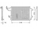 CONDENSER AIR CONDITIONING COOLER WITH DEHUMIDIFIER
