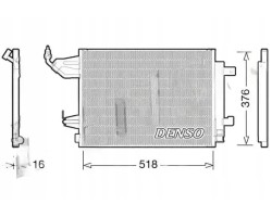 CONDENSER AIR CONDITIONING COOLER WITH DEHUMIDIFIER