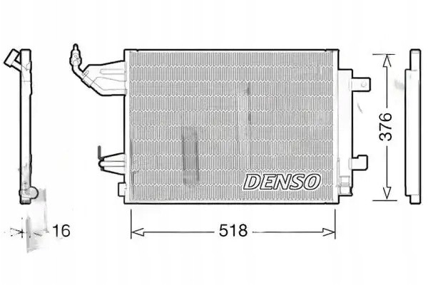 CONDENSER AIR CONDITIONING COOLER WITH DEHUMIDIFIER