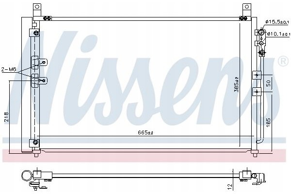 AIR CONDITIONING COOLER NISSENS 941167 Car type passenger cars
