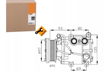 NRF AIR CONDITIONING COMPRESSOR FORD SUEDE SCROLL 90V Compressor ID SCROLL 90V