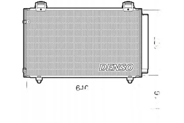 CONDENSER AIR CONDITIONING COOLER WITH DEHUMIDIFIER
