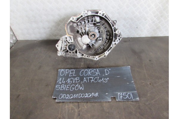 GEARBOX AT7C419 OPEL CORSA D 11 14R 1 4B 16V
