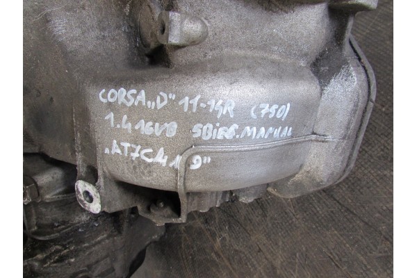 Caja de Cambios AT7C419 para Opel Corsa D 1.4B 16V (2011-2014)