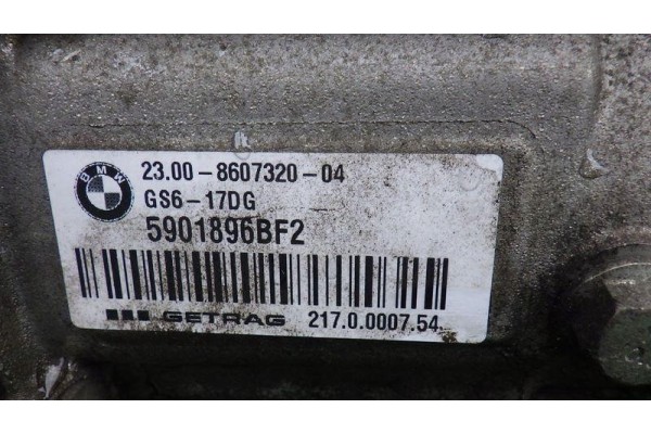 Caja de Cambios BMW 1 F20 F21 1.6 D Manual GS617DG 8607320 - 144,000 k