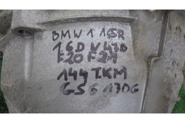 Caja de Cambios BMW 1 F20 F21 1.6 D Manual GS617DG 8607320 - 144,000 k