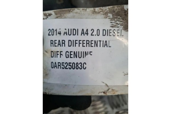 Rear reducer AUDI A4 Avant 8ED B7 OAR525083C 2 0L diesel 2014 Catalog number of the original OAR525083C
