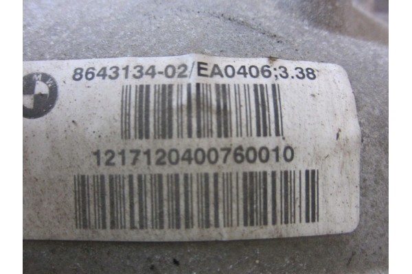 BMW X3 G01 B46 X4 G02 REAR BRIDGE DIFFERENTIAL 3 38 8686219 33108686219 Catalog number of the part 33108686219