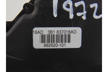 3B1837016AD  CERRADURA PUERTA DELANTERA DERECHA VOLKSWAGEN PASSAT BERLINA (3B3) Advance 2003 3B1837016AD 197200 VOLKSWAGEN - 4