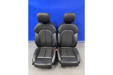Asientos delanteros calefactados de cuero S-Line para Audi A6 C7