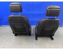 Asientos delanteros calefactados de cuero S-Line para Audi A6 C7