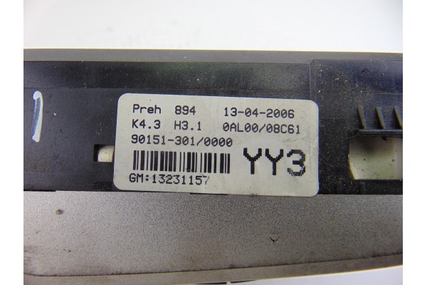 13231157 MANDO CLIMATIZADOR OPEL ASTRA H TWIN TOP Enjoy 2006 13231157 197504 OPEL - 4