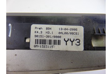 13231157 MANDO CLIMATIZADOR OPEL ASTRA H TWIN TOP Enjoy 2006 13231157 197504 OPEL - 4