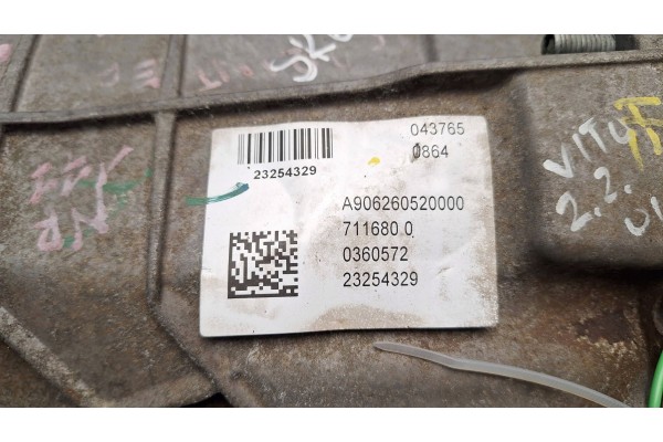 GEARBOX A9062611001 9062605200 MERCEDES SPRINTER W906 2 2 CDI Catalog number of substitutes 711 680