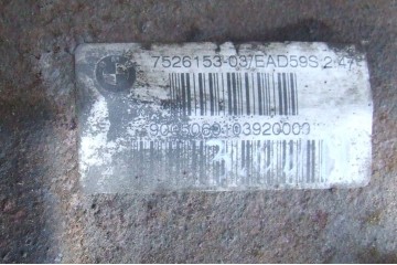 Puente diferencial trasero BMW E46 330d 2.47 D