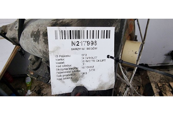 Chevrolet Corvette 1993 Automatic transmission 8679707 Catalog number of the part 8679707