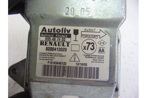 8200412020 CENTRALITA AIRBAG RENAULT VEL SATIS (BJ0) Initiale 2005 8200412020 198880 RENAULT - 3