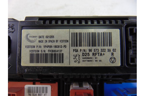 96573322XA MANDO CLIMATIZADOR PEUGEOT 407 COUPÉ Pack 2006 96573322XA 199481 PEUGEOT - 1