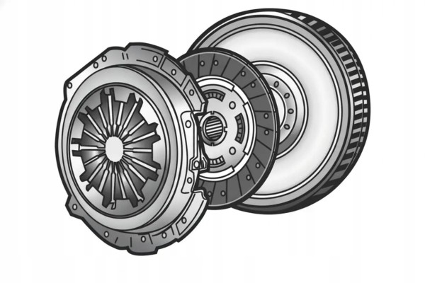 CLUTCH SET DISC FLYWHEEL PRESSURE