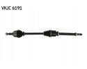 SKF VKJC 6191 HALF AXLE RENAULT MEGANE III SCENIC III PR 928MM Quality of parts according to GVO Q original with factory logo OE