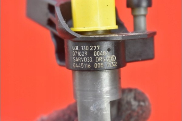 BOSCH INJECTOR CR VW GOLF 2 0TDI 08 Catalog number of the original AUDI 03L 130 277 SEAT 03L 130 277 SKODA 03L 130 277 VW 03L 13