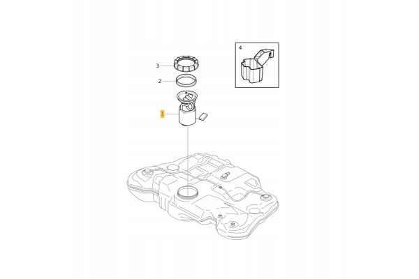 FUEL PUMP 31372898 23432898 VOLVO S80 II V70 III XC70 XC60 II 2 0D 2 4D Car type passenger cars