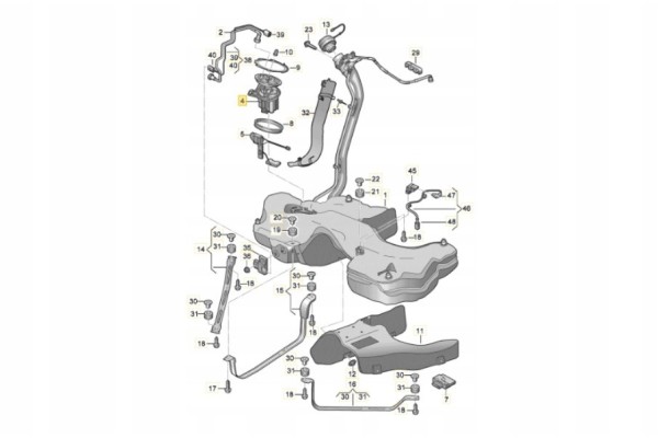 FUEL PUMP 8W0919087K 8W0919087M 1 4 2 0 TFSI AUDI A4 B9 A5 F5 QUATTRO Car type passenger cars