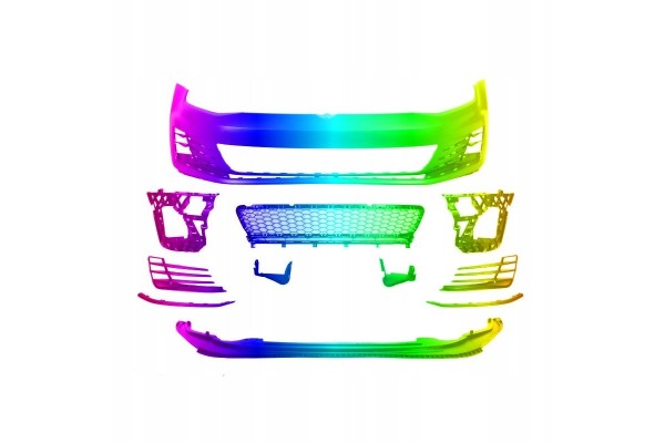 Front bumper GTI with spoiler mounting VW GOLF VII HB 08 12 03 17 Part manufacturer Blic