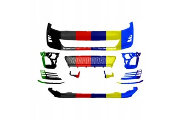 Front bumper GTI with spoiler mounting VW GOLF VII HB 08 12 03 17 Catalog number of the part 5510 00 9550900KP