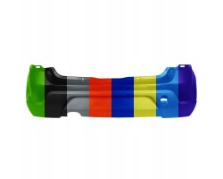 Rear bumper STEPWAY black DACIA SANDERO RENAULT SANDERO STEPWAY I