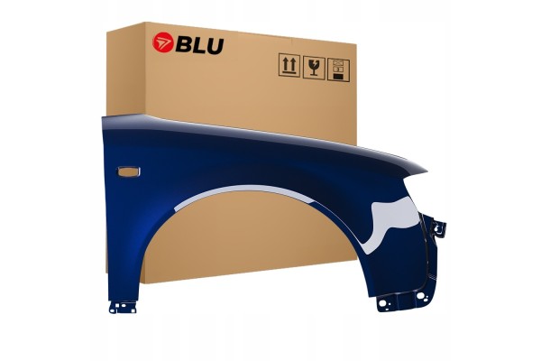 BLU Mudguard AUDI A4 B6 LZ5J right blue 00 04 front