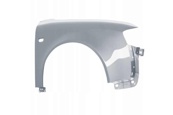 BLU Mudguard AUDI A4 B6 LY7W right silver 00 04 front galvanized Part manufacturer BLU