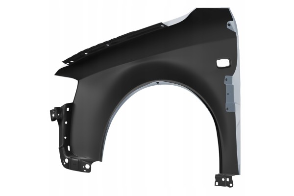 BLU Mudguard AUDI A4 B6 LY7W right silver 00 04 front galvanized Installation side front right