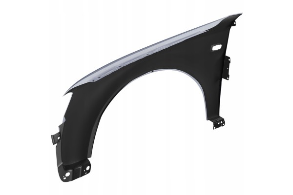 BLU Mudguard AUDI A4 B6 LY7W right silver 00 04 front galvanized Product weight with unit packaging 5 kg