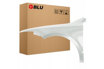 BLU Mudguard SKODA SUPERB II 3T 9156 left silver 08 13 front ReflexSilber