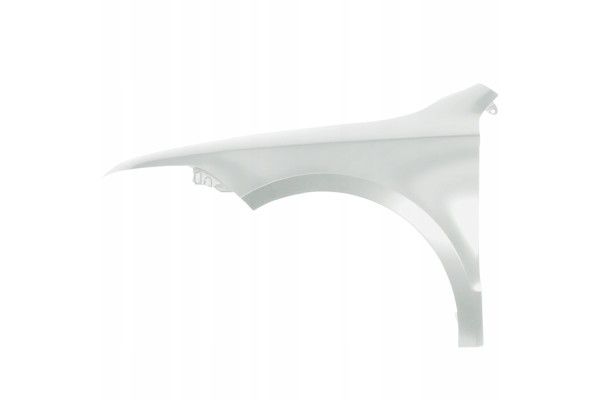 BLU Mudguard SKODA SUPERB II 3T 9156 left silver 08 13 front ReflexSilber Color silver