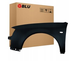 BLU Mudguard AUDI A6 C5 LZ9W left black 01 05 front lift EbonySchwarz