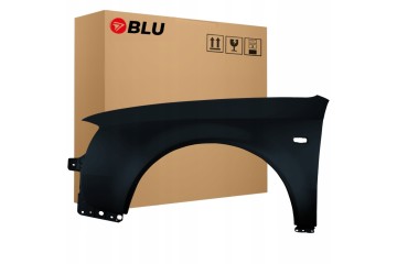 BLU Mudguard AUDI A6 C5 LZ9W left black 01 05 front lift EbonySchwarz